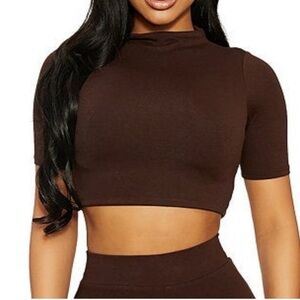 NW Sweet T Crop - Chocolate